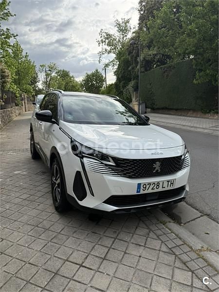 Usado Peugeot 3008 GT-line 130 CV (95 kW) 2021 Blanco SUV
