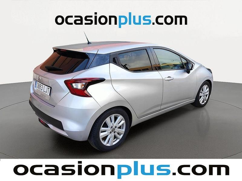 Usado Nissan Micra Acenta 101 CV (74 kW) 2020 Gris plata Utilitario