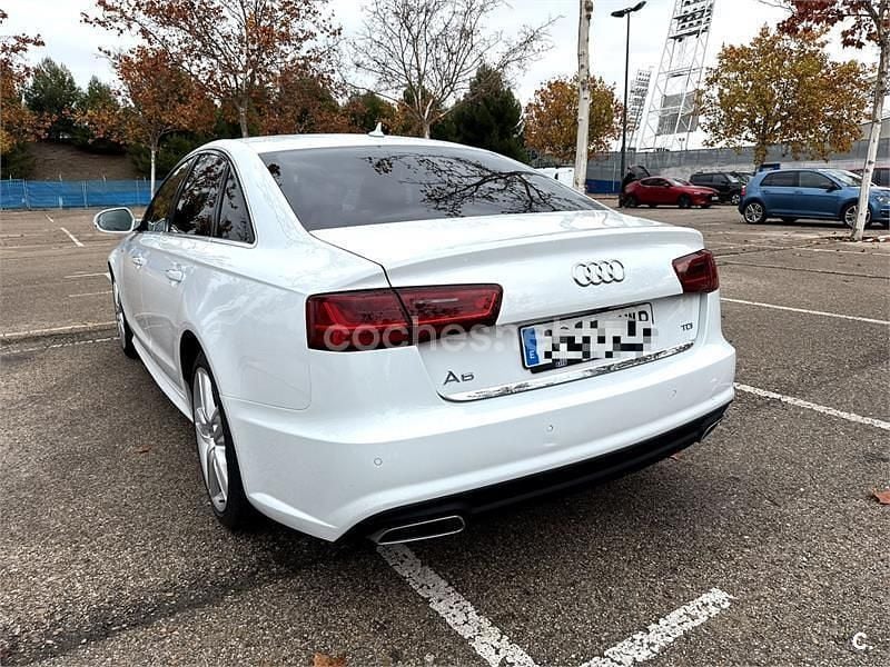 Usado Audi A6 S-Line 190 CV (139 kW) 2017 Blanco Berlina