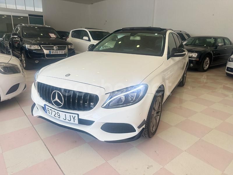 Blanco Usado 2015 Mercedes C220 Avantgarde Familiar | 18.900 € (Precio justo) - Imagen 1/4