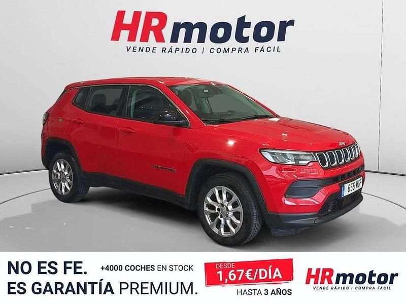 Usado Jeep Compass Night Eagle 131 CV (96 kW) 2023 Rojo SUV