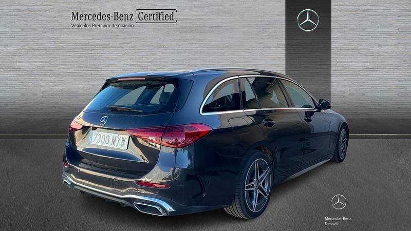 Usado Mercedes C220 AMG line 200 CV (147 kW) 2025 Gris grafito Familiar
