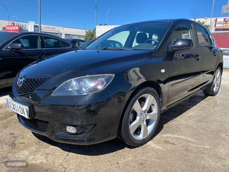 Usado Mazda 3 Sportive 150 CV (110 kW) 2006 Negro Berlina