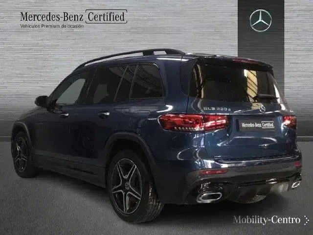 Usado Mercedes GLB220 AMG line 190 CV (139 kW) 2022 Azul denim SUV