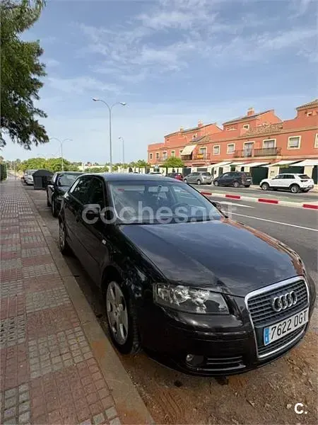 Usado Audi A3 Ambition 150 CV (110 kW) 2005 Negro Utilitario
