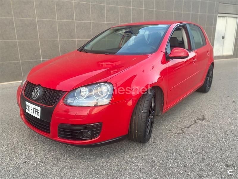 Rojo Usado 2006 VW Golf V GT Berlina | 6500 € (Precio justo) - Imagen 1/4
