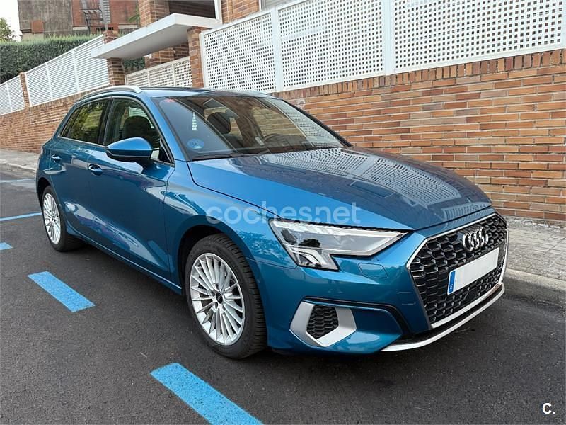 Usado Audi A3 Advanced Plus 204 CV (150 kW) 2021 Azul Berlina
