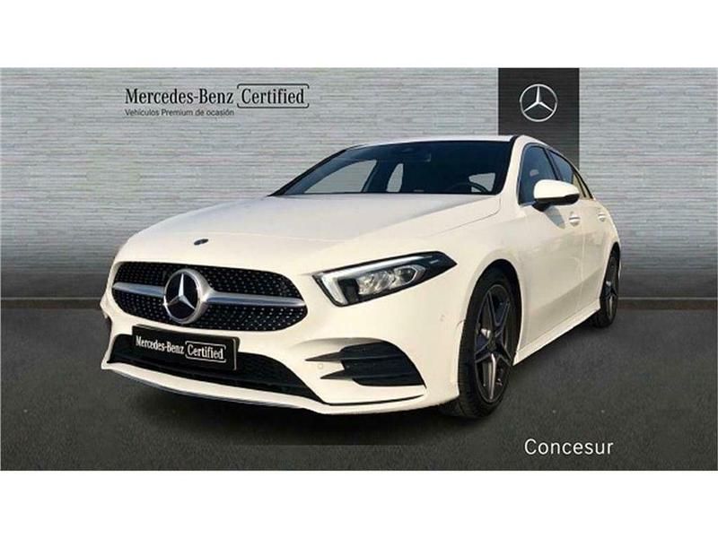 Blanco Usado 2022 Mercedes A180 AMG line Berlina | 27.900 € (Precio justo) - Imagen 1/4