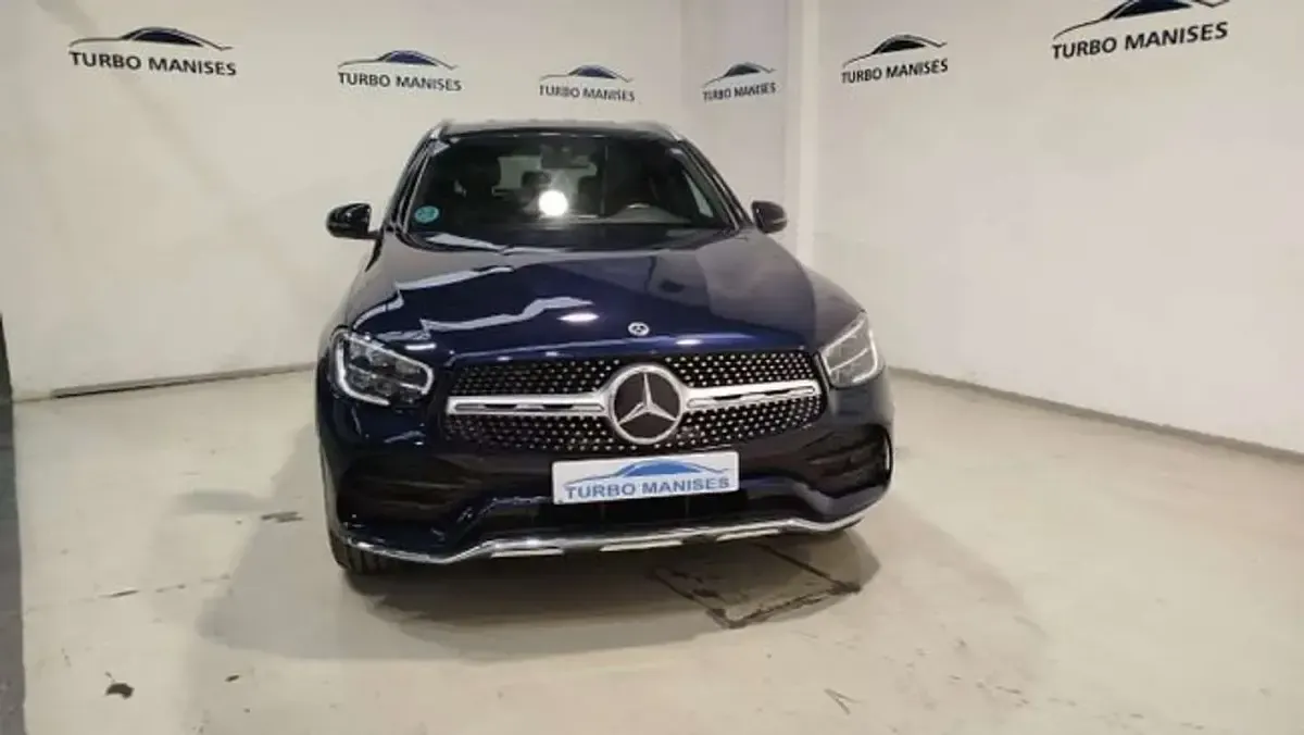 Usado Mercedes GLC220 194 CV (142 kW) 2021 Azul SUV