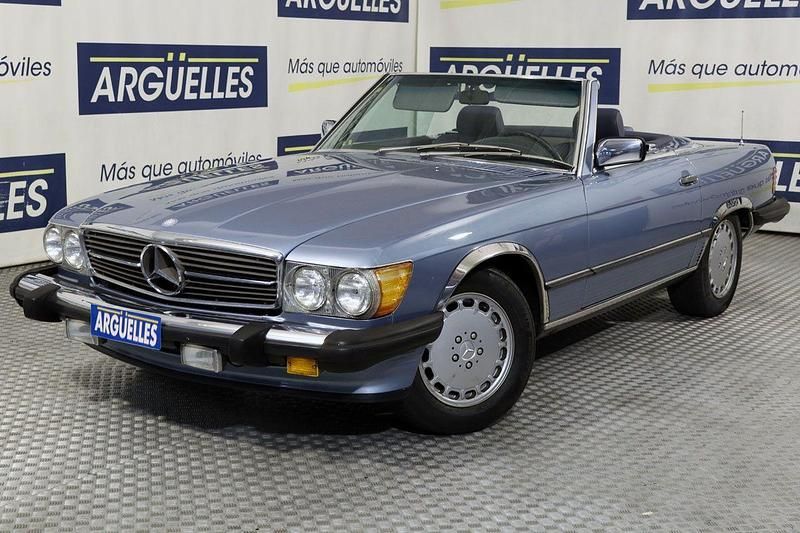 Azul Usado 1987 Mercedes 560 Descapotable | 38.500 € - Imagen 1/4