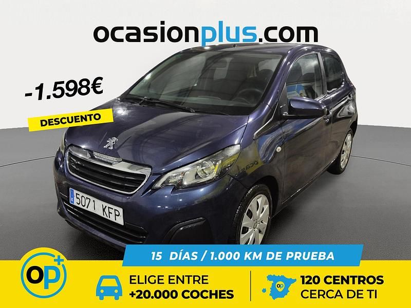 Azul Usado 2017 Peugeot 108 Active Utilitario | 6590 € (Buen precio) - Imagen 1/4