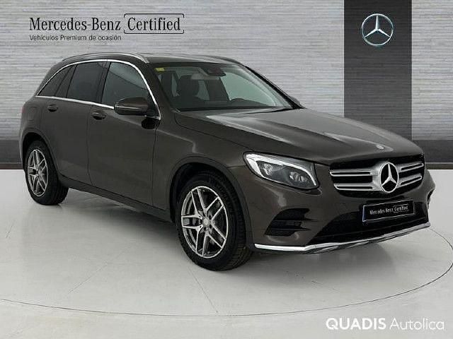 Usado Mercedes GLC250 AMG line 204 CV (150 kW) 2016 Marrón citrina
