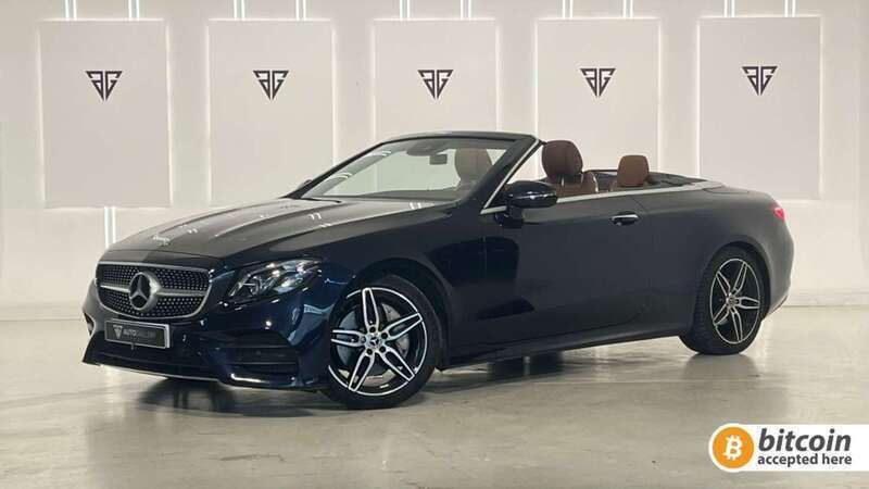 Azul Usado 2018 Mercedes E220 Descapotable | 38.900 € (Un poco caro) - Imagen 1/4