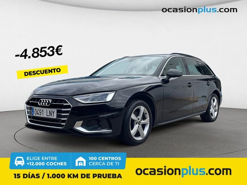 Negro Usado 2021 Audi A4 Advanced Plus Familiar | 25.490 € (Precio justo) - Imagen 1/4