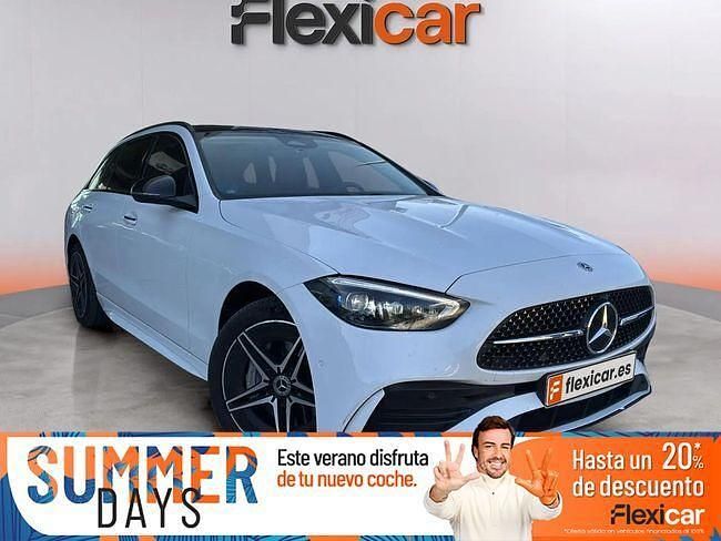Blanco Usado 2022 Mercedes C300e Familiar | 43.990 € (Un poco caro) - Imagen 1/4