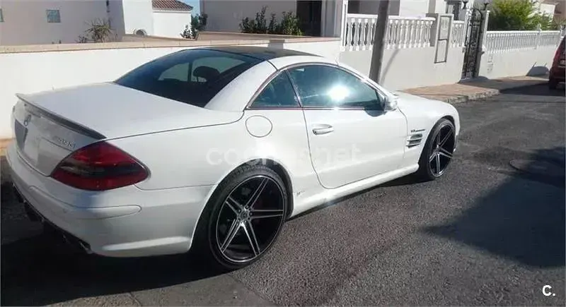 Usado Mercedes SL55 AMG AMG 476 CV (350 kW) 2003 Blanco Descapotable