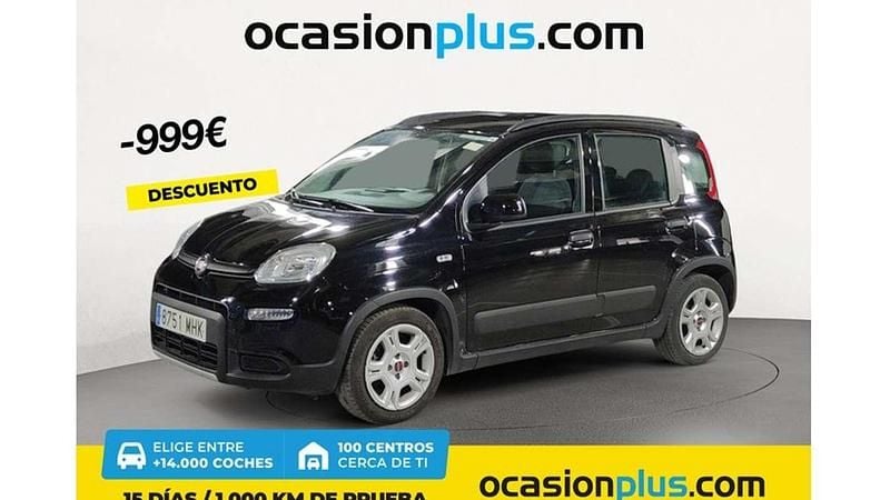 Negro Usado 2023 Fiat Panda Cross Cross Utilitario | 9991 € (Buen precio) - Imagen 1/4