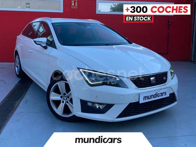 Blanco Usado 2014 Seat Leon FR Familiar | 14.290 € (Precio justo) - Imagen 1/4
