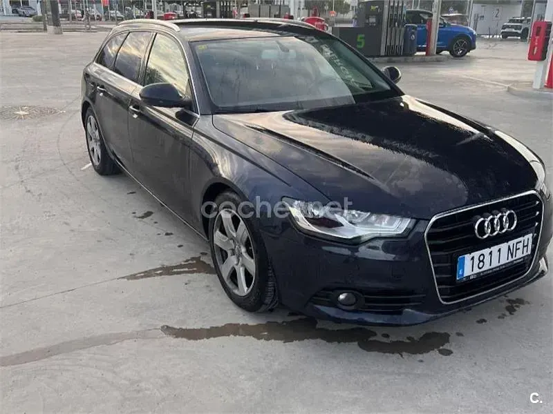Usado Audi A6 204 CV (150 kW) 2013 Negro Familiar