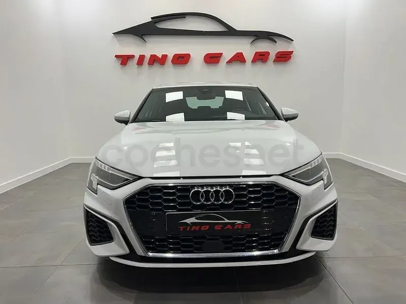 Usado Audi A3 S-Line 150 CV (110 kW) 2021 Blanco Berlina