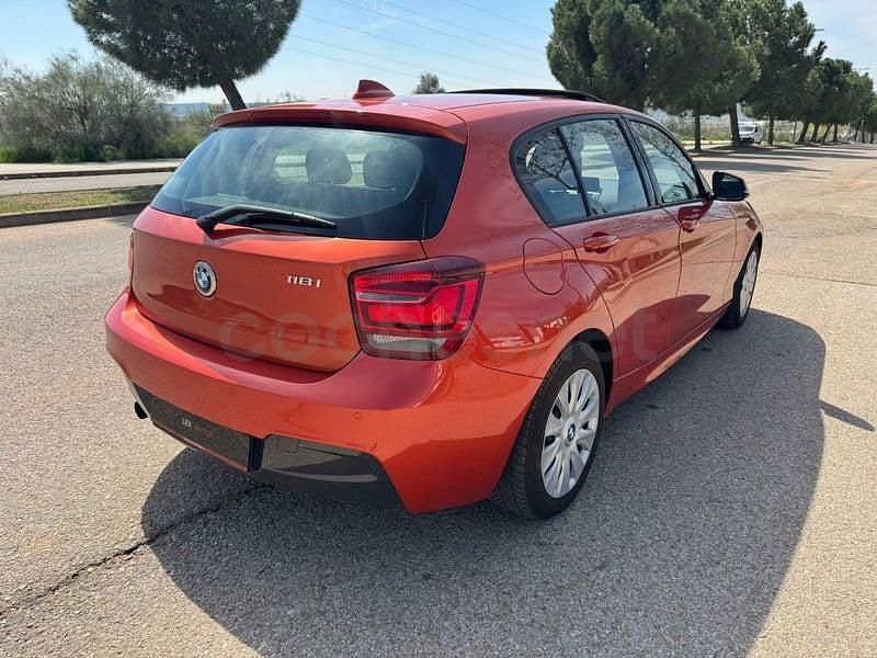 Usado BMW 118 170 CV (125 kW) 2014 Naranja Utilitario