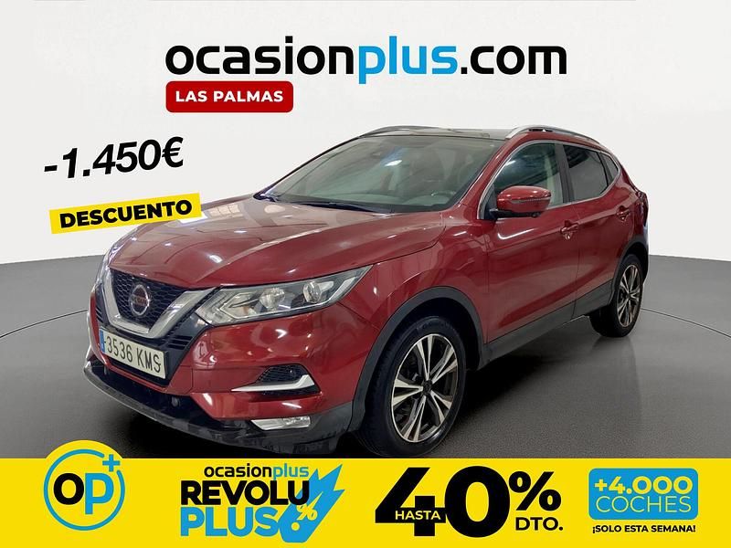 Usado Nissan Qashqai N-Connecta 115 CV (84 kW) 2018 Rojo SUV