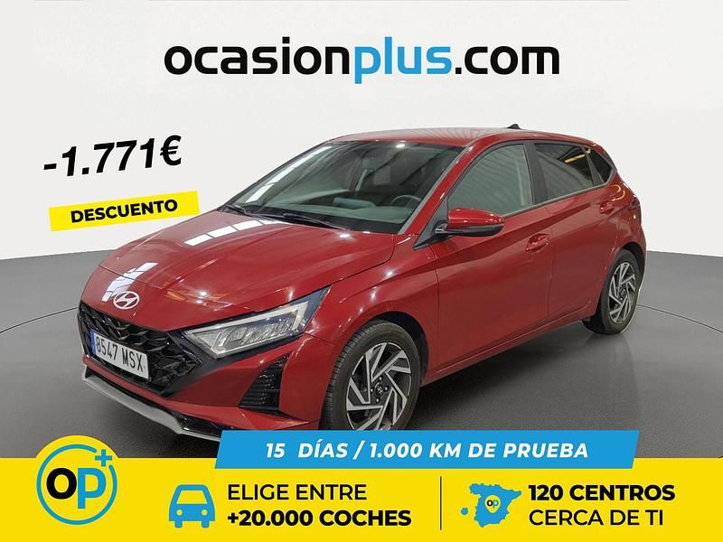 Rojo Usado 2024 Hyundai i20 | 19.490 € (Un poco caro) - Imagen 1/4