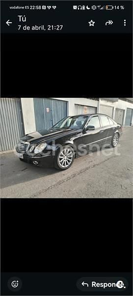 Usado Mercedes E420 Elegance 314 CV (230 kW) 2006 Negro Berlina