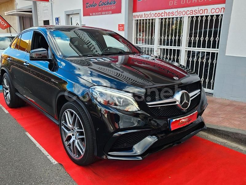Usado Mercedes GLE63 AMG 557 CV (409 kW) 2018 Negro Coupe