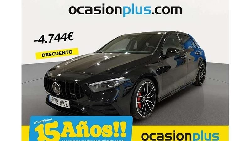 Negro Usado 2023 Mercedes A35 AMG AMG Line Premium Utilitario | 47.446 € (Buen precio) - Imagen 1/4