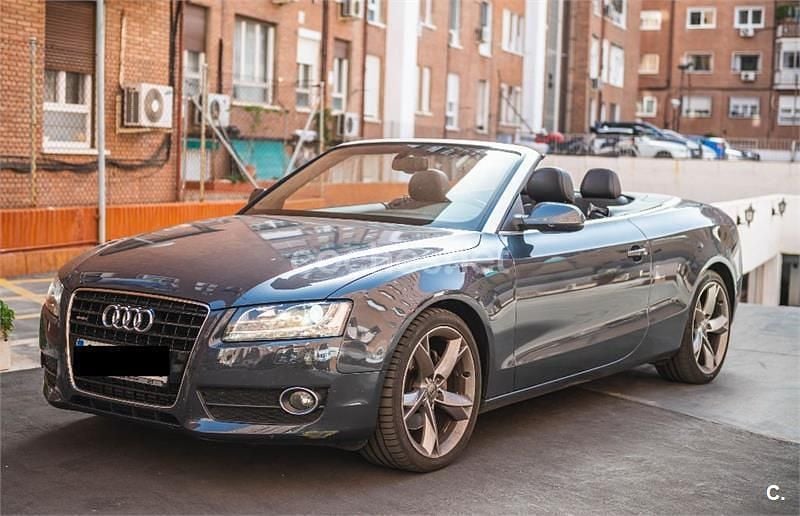 Usado Audi A5 Cabriolet 240 CV (176 kW) 2009 Gris / plata Descapotable