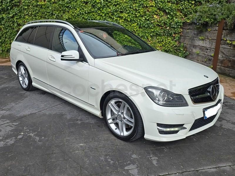 Usado Mercedes C250 204 CV (150 kW) 2013 Blanco Familiar