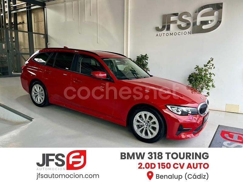 Rojo Usado 2020 BMW 318 Familiar | 23.499 € (Un poco caro) - Imagen 1/4