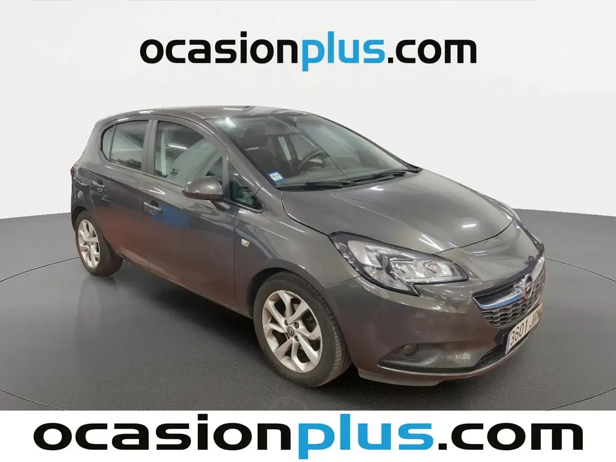 Usado Opel Corsa Selective 90 CV (66 kW) 2016 Gris Utilitario