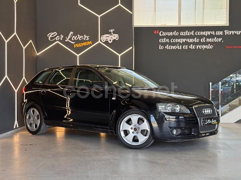 Usado Audi A3 Ambition 170 CV (125 kW) 2007 Negro Berlina