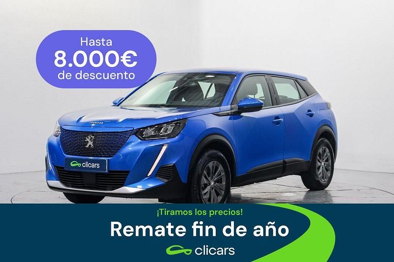 Azul Usado 2021 Peugeot e-2008 Active SUV | 14.490 € (Precio justo) - Imagen 1/4