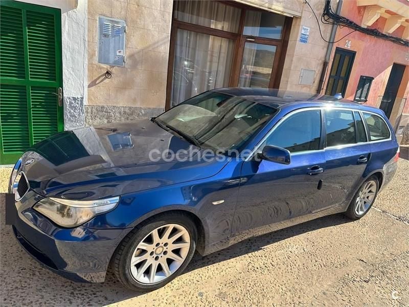 Usado BMW 530 218 CV (160 kW) 2005 Azul Familiar