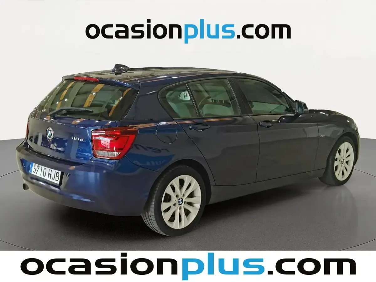 Usado BMW 118 143 CV (105 kW) 2012 Azul Utilitario