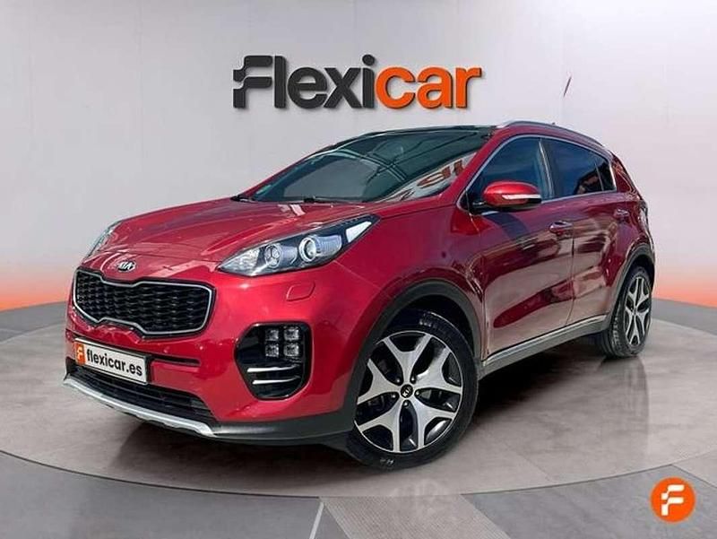 Usado Kia Sportage GT-Line 136 CV (100 kW) 2016 Burdeos SUV