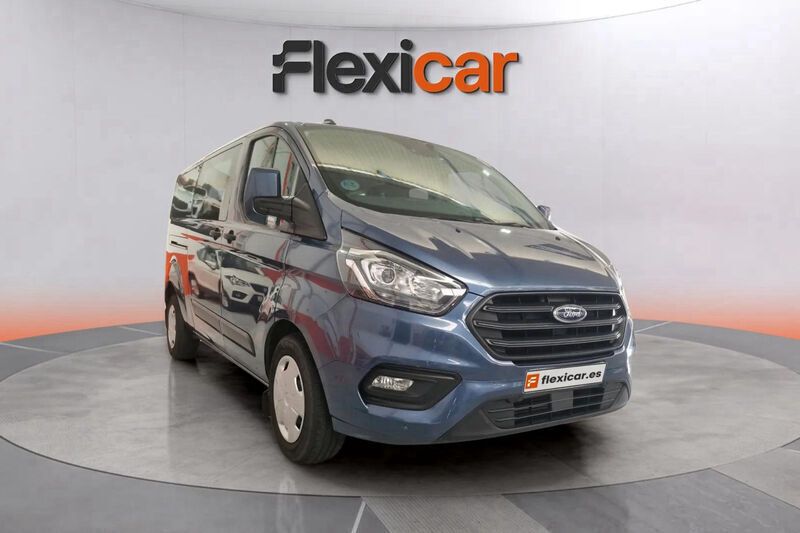 Azul Usado 2023 Ford Transit Custom Trend Familiar | 33.590 € (Caro) - Imagen 1/4