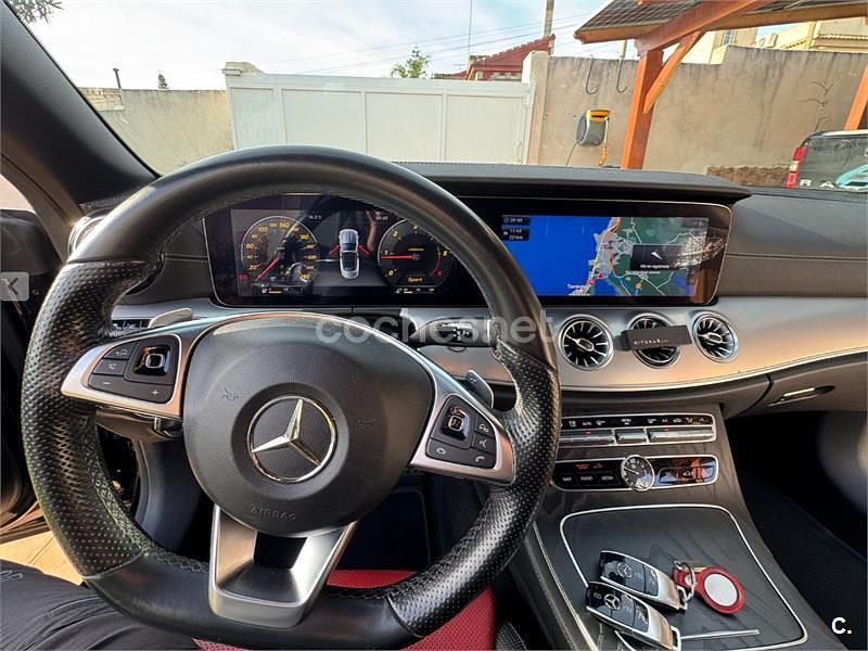 Usado Mercedes E220 170 CV (125 kW) 2018 Negro Descapotable