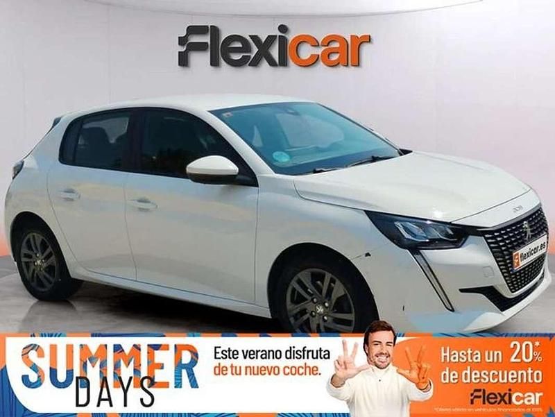 Blanco Usado 2021 Peugeot 208 Active Utilitario | 10.290 € (Buen precio) - Imagen 1/4