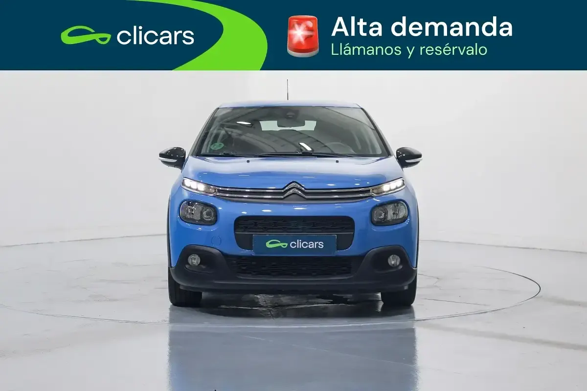 Usado Citroën C3 Feel 110 CV (80 kW) 2019 Azul Utilitario