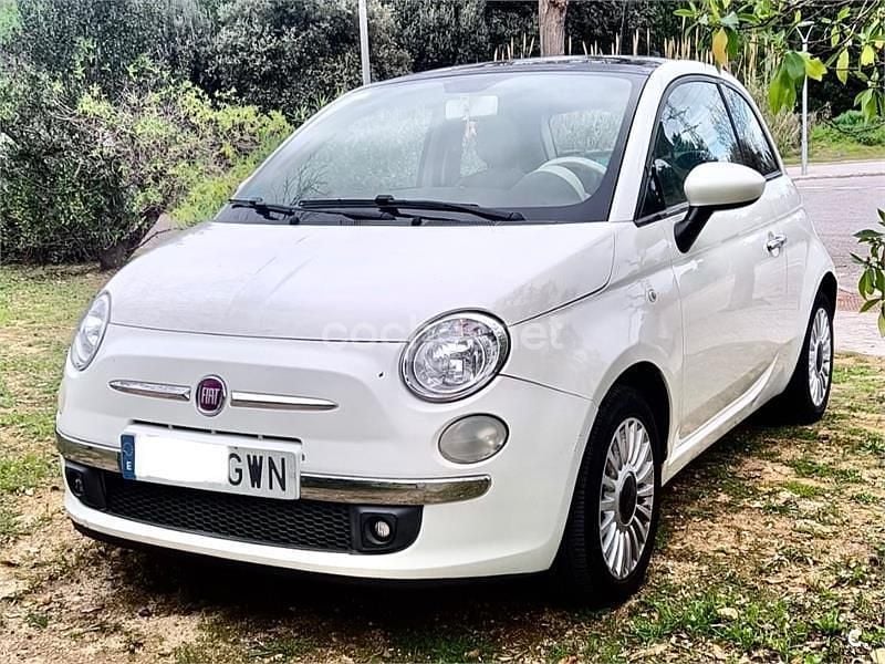 Usado Fiat 500 Lounge 69 CV (50 kW) 2010 Blanco Berlina