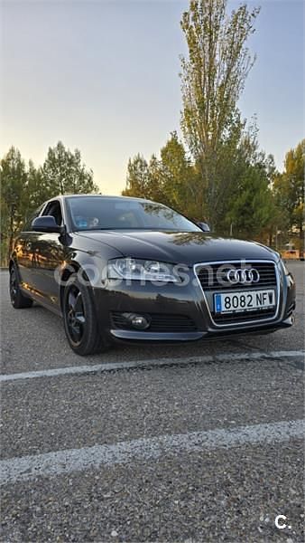 Negro Usado 2008 Audi A3 Attraction Berlina | 5790 € (Super precio) - Imagen 1/4