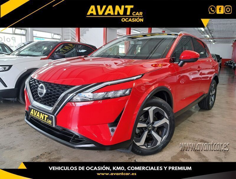 Rojo Usado 2021 Nissan Qashqai N-Connecta SUV | 21.900 € (Buen precio) - Imagen 1/4