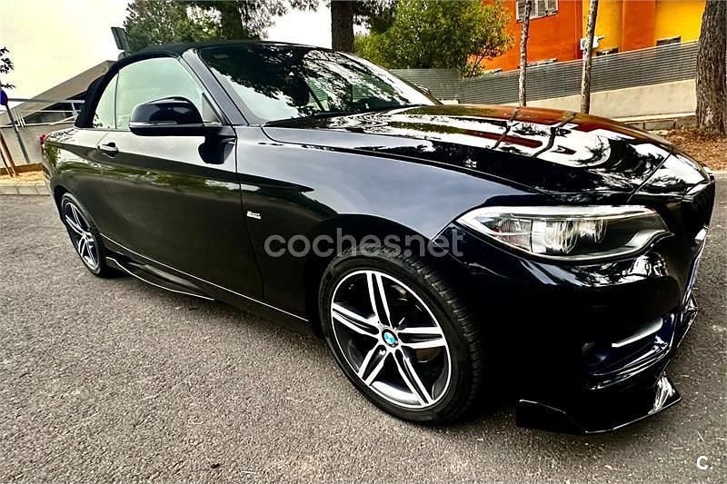 Usado BMW 218 Comfort Edition 136 CV (100 kW) 2015 Negro Descapotable