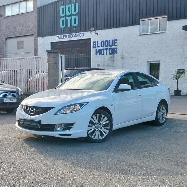 Usado Mazda 6 Active 140 CV (102 kW) 2009 Blanco Berlina