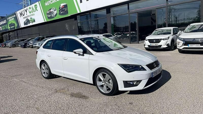 Blanco Usado 2016 Seat Leon ST FR Familiar | 12.990 € (Un poco caro) - Imagen 1/4