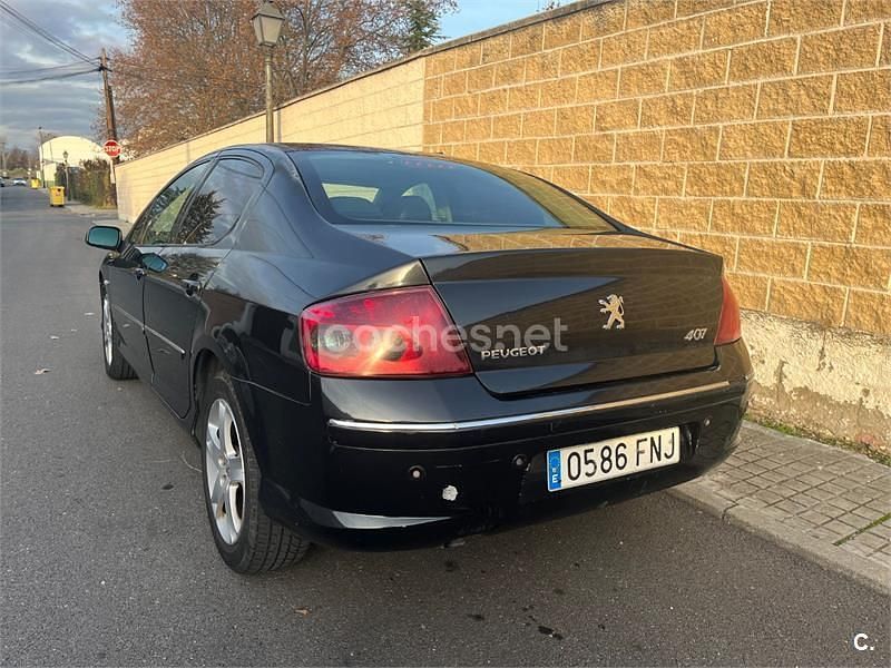 Usado Peugeot 407 Sport 136 CV (100 kW) 2007 Negro Berlina